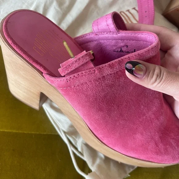 Charlotte Stone sz 9 Bonnie clogs - Picture 4 of 4